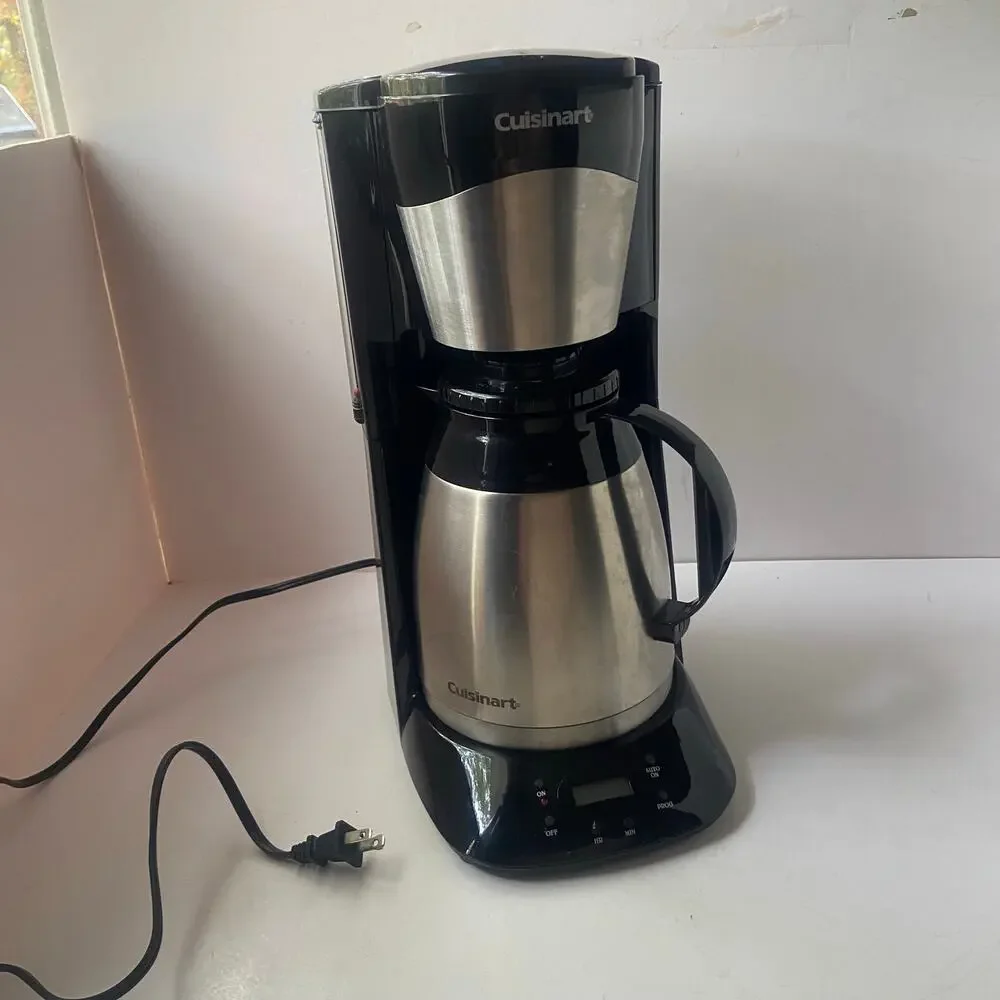 Cuisinart 12 Cups Coffee Maker Stainless Steel Thermal Insulated DTC-975BKN